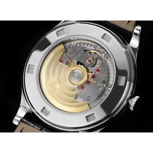 นาฬิกาข้อมือกลไก Drioshipping คุณภาพสูง รุ่น 324 ประดับเพชรที่ขอบหน้าปัด พร้อมปฏิทิน สำหรับสุภาพสตรีและสุภาพบุรุษ สายหนังวัวแท้ หรูหรา อัตโนมัติ - Product Image 5