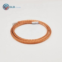 Fil de cuivre torsadé rouge/blanc, câble de terre, bornes pré-pressées, équipement de distribution d'énergie flexible pour le bâtiment et le chauffage