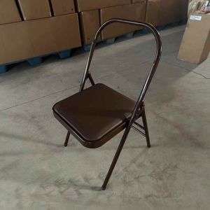 Silla de yoga Herramienta auxiliar Tubo de acero Acolchado Multiusos Alivio del dolor de espalda Silla plegable de yoga - Product Image 3