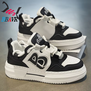 Zapatos Deportivos para Hombre Otoño 2025, Transpirables, con Cordones, Estilo Coreano, Combinables con Todo, Antideslizantes, Casuales, con Plantilla de PU, Entresuela de EVA y Suela de Goma - Product Image 1