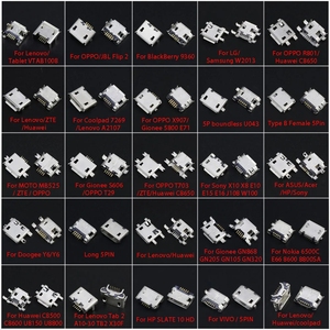 YuXi 25 Modelos para Lenovo/OPPO/BlackBerry/Sony/Huawei/ASUS/<span class=keywords><strong>Nokia</strong></span>/HP/Vivo/Gionee, Conector de Carga <span class=keywords><strong>Micro</strong></span> Mini <span class=keywords><strong>USB</strong></span>, Puerto de Carga - Product Image 1