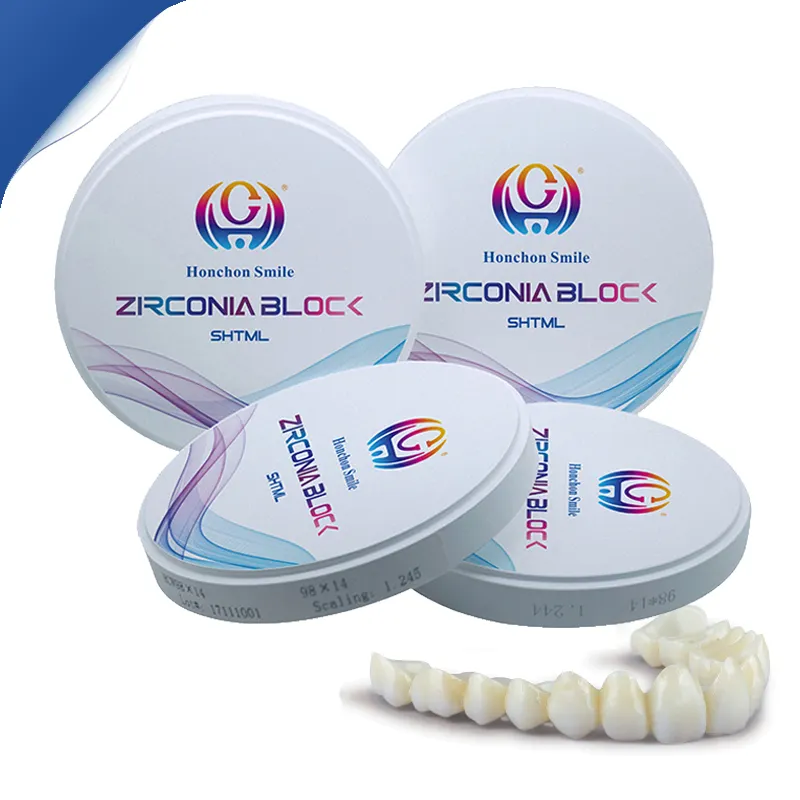 Hochfester Dental White Zirconia Block HT Plus für Amann Girrbach Fräs system