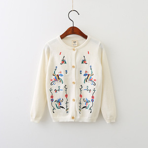 Dernier design de pull d'hiver pour enfants, cardigan à manches longues brodé à la main, vêtements en gros - Product Image 2