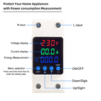Soltree AVP 2P AC DC einstellbar über Unter spannung mit kWh Energie messung Stroms chutz Spannung und Stroms chutz