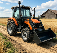 Ensemble complet d'outils agricoles pour tracteur à roues : Ripper, motoculteur et désherbeur à installation rapide pour le traitement complet des terres agricoles