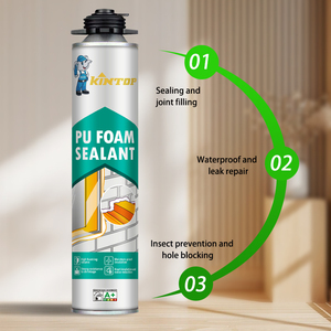 Silicone sigillante schiuma poliuretanica impermeabile formica per porta di <span class=keywords><strong>legno</strong></span> ingegneria Wallboard altre applicazioni - Product Image 4