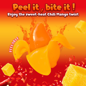Amos Peelerz <strong>Candy</strong> Peeling Chili Mango Sweets Gummies Peelable Fruit Flavor Gummy <strong>Candy</strong> - Product Image 2