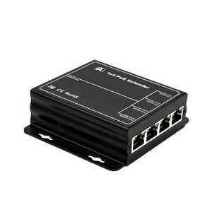 Répéteur/Extendeur PoE Mural Métallique 10/100 Mbps pour Caméra IP Ethernet, 30W, Transmission 100 Mètres, Switch Réseau Standard 1x4 - Product Image 4