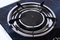 Cuisinière à gaz domestique à 2 brûleurs, haute puissance, sur pied, pour usage en magasin, compatible GPL