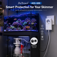 Jebao ASS600 220V Skimmer intelligent automatique avec protection anti-débordement pour aquarium de récif marin et skimmer de protéines pour aquarium