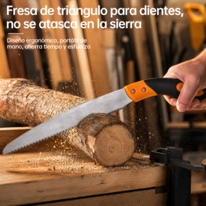Sega per Potatura Manuale CWSHARD con Denti in Acciaio ad Alto Tenore di Carbonio, Impugnatura in Gomma/Plastica, Design Ergonomico per Giardinaggio, Alberi, Frutta e <span class=keywords><strong>Falegnameria</strong></span> - Product Image 2