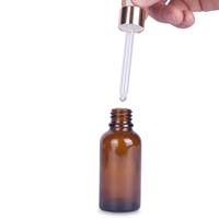 Bouteille d'huile essentielle populaire de 5ml 10ml 15ml 20ml 30ml 50ml 100ml 200ml avec la bouteille cosmétique en verre de compte-gouttes de tête en caoutchouc