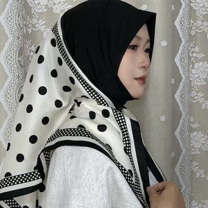 Hijab Instantáneo Elegante de Moda Nueva de Malasia, el Más Vendido del 2026, Hijabs Estampados para Banquetes y Uso Diario para Mujeres <span class=keywords><strong>H874</strong></span> - Product Image 3