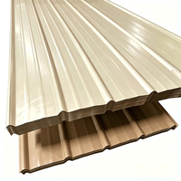 Galvalume Wellblech-Dachplatten 16' 12' 20' Creme Schwarz Beige Farbe 26 Gauge Aluzink Dachziegel OEM Maßanfertigung