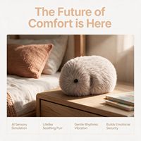 Fabricant Direct ODM Robot Compagnon en Peluche IA avec Déclenchement Tactile, Comportements Réalistes, Apparence IA Personnalisée, Jouet Rechargeable