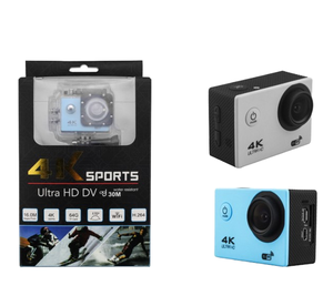 JW26 Videocamera Sportiva Impermeabile Touch per Vlogging <span class=keywords><strong>4K</strong></span> <span class=keywords><strong>HD</strong></span> con Connettività Wifi per Moto <span class=keywords><strong>e</strong></span> Altri Sport all'Aperto CMOS - Product Image 2