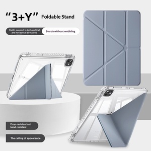 เคสไอแพดแบบพับได้ 3+Y ฝาหลังใส ป้องกันรอบด้าน ปรับมุมได้หลายระดับ พร้อมฟังก์ชั่นเปิด/ปิดอัตโนมัติ - Product Image 4
