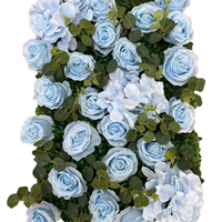 QIDA HQ-1004 artificielle classique rose fleur mur pour la décoration intérieure 2240