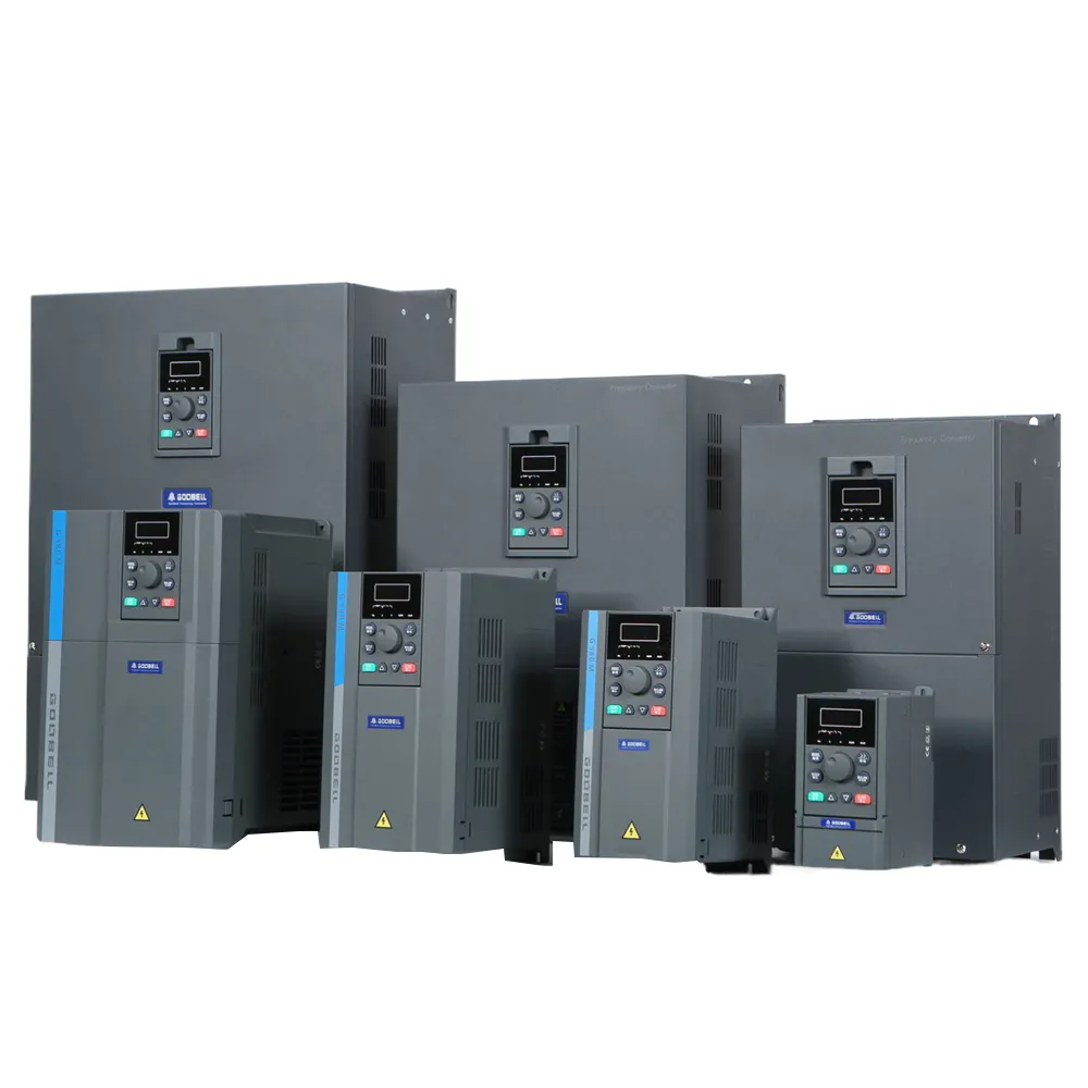 High Quality 0.75Kw-900Kw AC 3 Phase 380V Solar Variable Frequency Drive Factory Price 50Hz to 60Hz Low Frequency Converter