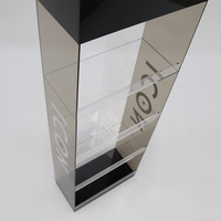 Support d'affichage portable sur pied en acrylique LED personnalisé avec logo sur mesure pour la promotion en magasin de détail