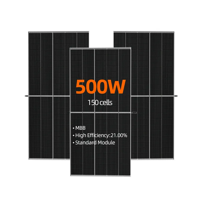 Solar platten Placa Solar-PV-Modul 400W 600W Mono-Panel Solar 500W 48V Deutschland Solar panel 550 Watt 510Wp 550 W Solarpanels