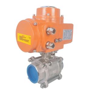 Paslanmaz çelik kadın konu motorlu 4 inç vana otomasyon elektrikli aktüatör otomatik küresel vana - Product Image 4