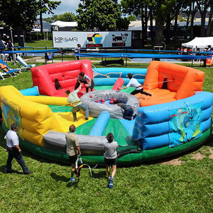 เกมแบบโต้ตอบเป่าลมรูปฮิปโปสำหรับสัตว์เลี้ยงปรับแต่งได้ - Product Image 1