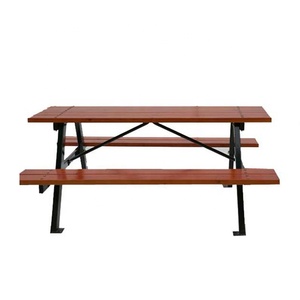 All'aperto tavolo <span class=keywords><strong>da</strong></span> Picnic <span class=keywords><strong>in</strong></span> <span class=keywords><strong>legno</strong></span> commerciale di plastica con panca mobili <span class=keywords><strong>da</strong></span> <span class=keywords><strong>giardino</strong></span> tavolo <span class=keywords><strong>da</strong></span> pranzo birra al di fuori del Patio sul cortile del bar - Product Image 4