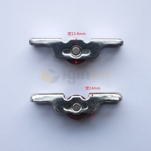 Igin Type 80 <b>Plastic</b> Steel Grooved Wheel Stainless Steel Body Nylon Wheels Rust Proof <b>Sliding</b> Door Roller - Product Image 3