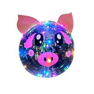 Vendita calda luci LED luminoso lanterna Bobo palloncino cartone animato modello di adesivo animale per festa di compleanno lampeggiante giocattolo per bambini - Product Image 5