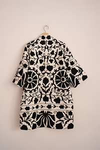 Best Quality Suzani Hand Embroidered Winter Wear Jacket Embroidery Kimono Robe <b>Boho</b> Style Classic Elegant Jackets - Product Image 4