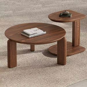 Black Leather Walnut Wood Minimalist <b>Sofa</b> With Storage Living Room Furniture Large Size Modern Design - Product Image 4
