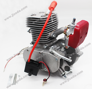 Zeda100cc động cơ Khoan 50mm động cơ xe đạp động cơ 2 chu kỳ đua xe đạp làm mát không khí zeda88 Muffler tự làm xe đạp - Product Image 2