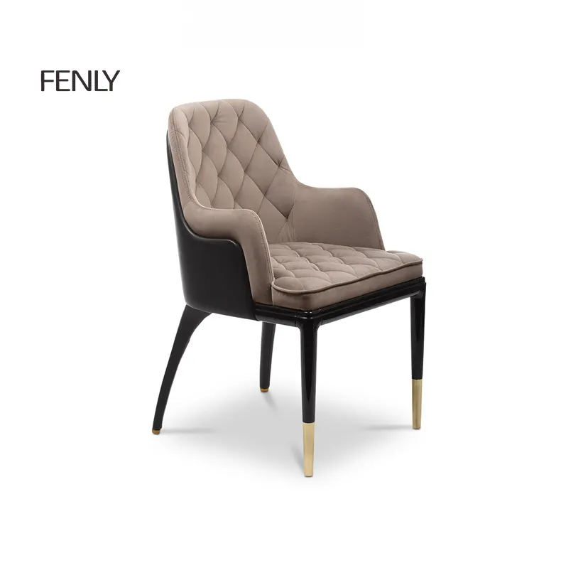 Chaise de salle à manger moderne de haute qualité, Design Unique, chaise de salle à manger en cuir véritable, chaises de table en bois massif