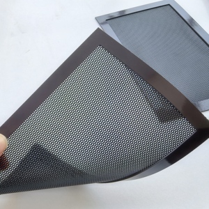 Châssis de filet anti-poussière en PVC noir personnalisé pour corne de poinçonnage audio aimant auto-adhésif filet de ventilateur d'<span class=keywords><strong>ordinateur</strong></span> en plastique découpe personnalisée - Product Image 2