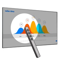 Nuevo Presentador Láser Digital Dual Inalámbrico 2026 con Lupa Láser Virtual y Luz de Foco, Certificación E-marks