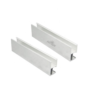 Soportes de Montaje de Aluminio Anodizado para Techos Solares FarSun, Rieles de Soporte para Paneles Solares - Product Image 2