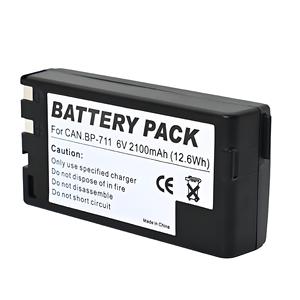 Batería BP-711 de 2100 mAh para Canon BP-714 BP-726 BP-729 BP-818 con Certificación CE RoHS, Venta al por Mayor, Calidad Premium - Product Image 1