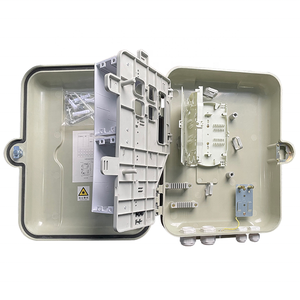 8-lõi trong nhà/ngoài trời quang hộp phân phối 1-in-2-out PC + ABS ODF sợi quang thiết bị đầu cuối PLC Splitter loại SC kết nối 12V Điện - Product Image 4