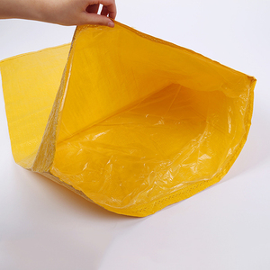 Saco De Polipropileno Tejido De PP De Color Amarillo Blanco 50Kg Sacos De Mineros Para Minera Polipropileno De 50Kg Con Bolsa De PE Linner - Product Image 4