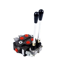 Válvula de Control Direccional Hidráulica Monobloque Manual de 2 Palancas Junbao Wholesale ZD-L102-2, 40Lpm, 315Bar, para Tractor y Cargador