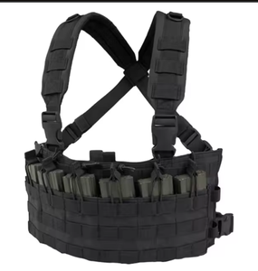 เสื้อกั๊กไนลอนแนวยุทธวิธีชั้นยอดพร้อมสายรัดเบาะรองหน้าอกอุปกรณ์นิรภัยแบบปรับได้อย่างรวดเร็ว - Product Image 3