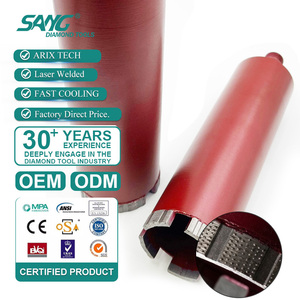 Foret diamanté turbo Arix SANG Heavy Duty Pro pour professionnels, soudé au laser, pour béton armé et maçonnerie, filetage 5/8"-11 - Product Image 1