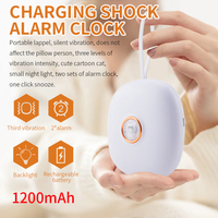 Réveil vibrant numérique pour les gros dormeurs et les sourds | Shaker de lit à forte vibration avec fonction Snooze pour les grands dormeurs
