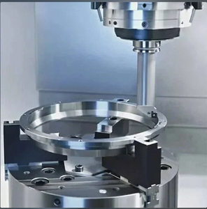 กระบวนการกลึงซีเอ็นซีความแม่นยำสูงสำหรับแหวนอะลูมิเนียม ด้วยเครื่องจักรกลึงแนวตั้ง VMC สำหรับการผลิตชิ้นส่วนโลหะ - Product Image 1