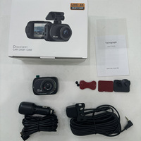 Caméra de tableau de bord de voiture à double objectif 4K, enregistrement avant et arrière, vision nocturne HD 2 pouces, WiFi, DVR connecté au mobile