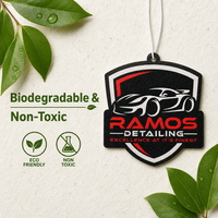 Tablette parfumée suspendue en papier, feuille parfumée écologique, aromathérapie, décoration intérieure de véhicule, désodorisant personnalisé