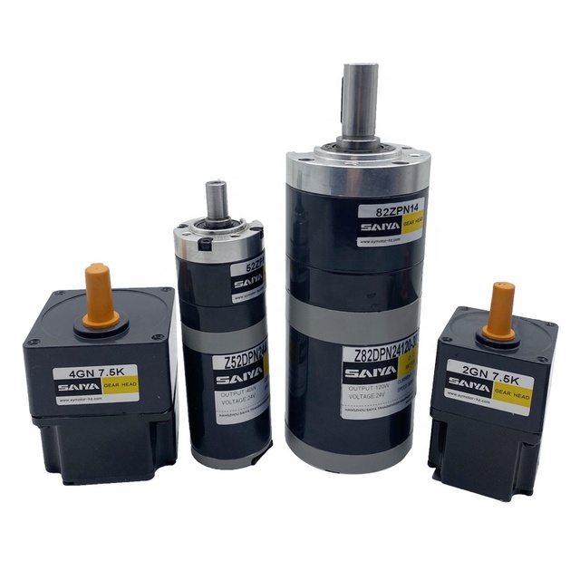 24V Low Voltage Brushless DC Gear Motor with Permanent Magnet Construction for Conveyor Systems Electric Bicycles & Boats