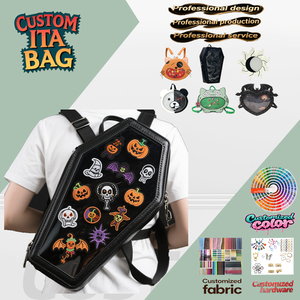 กระเป๋าเป้สะพายหลังเคลือบเงาลายอนิเมะ - Product Image 4