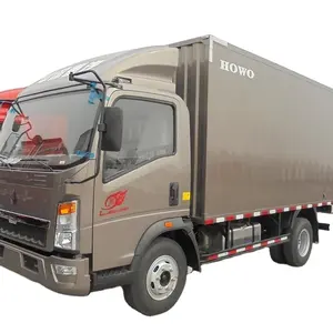 Sinotruk HOWO 10ton รถ6ล้อ4x4รถตู้บรรทุกอาหารขนาดเล็ก